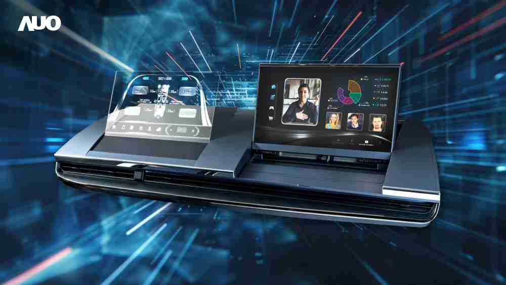 28国际Micro LED Display HMI解决方案打造透明Micro LED前座仪表，，，呈现信息并保留驾驶视野开阔；亦为副驾驶座乘客打造收放自如的Micro LED屏幕，，在不影响显示质量的前提于显示区内建镜头，，让用户能与视讯对象直接眼神接触，，，提供绝佳的双向沟通体验