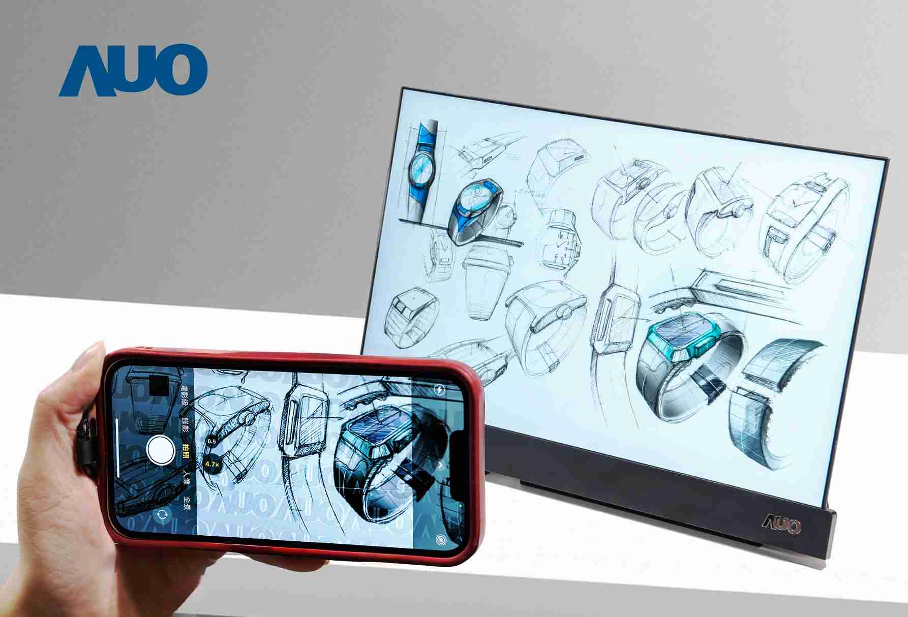 28国际16吋防窥显示器，，，，采用人眼无法察觉、、相机拍摄时才显现的隐藏式水印技术，，，，未来可结合AI镜头侦测周围环境，，，实时开启或关闭水印，，，大幅提升在公共场域使用显示器的安全性